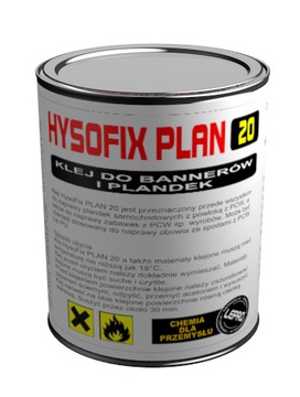 KLEJ DO BANERÓW I PLANDEK -MOCNY! 1L DYSTRYBUTOR