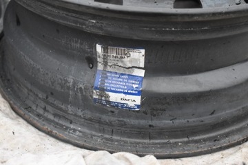 4× DISK OCELOVÝ DACIA OE 6001549385 6.0" X 15" 4X100 ET 50