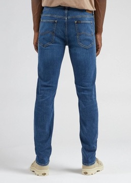 LEE DAREN proste spodnie jeans straight ZIP FLY Niebieski W44 L32