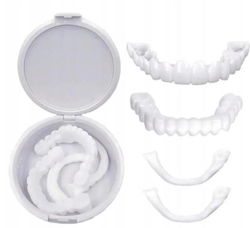 Zdejmowane licówki do zębów Snap On Smile. Licówki