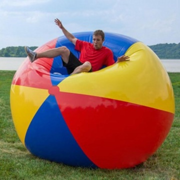 ГИГАНТСКИЙ ПЛЯЖНЫЙ МЯЧ 130 СМ!!! ПВХ 0,2 мм