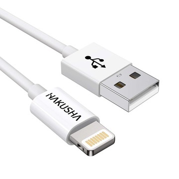 USB-КАБЕЛЬ HAKUSHA ДЛЯ IPHONE IPAD LIGHTNING 2м 2.4A