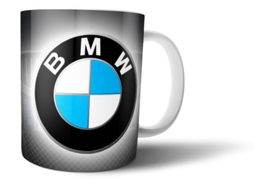 Kubek z nadrukiem BMW + IMIĘ+kartonik 330ml