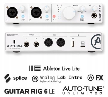 ARTURIA MiniFuse 2 interfejs audio USB + pakiet darmowego oprogramowania