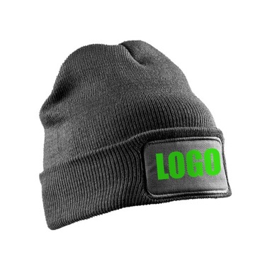 Czapka zimowa nadruk LOGO 4 kolory, 50 szt.