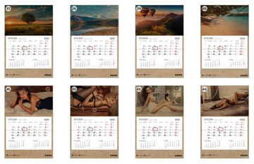 Рекламный календарь для компаний на 2024 год Ваши фото EKO KRAFT LOGO