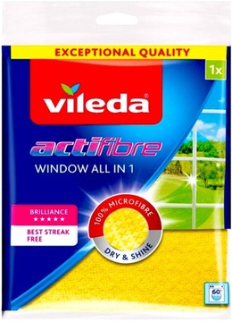 VILEDA ACTIFIBRE ŚCIERECZKA DO OKIEN SZYB CHŁONNA