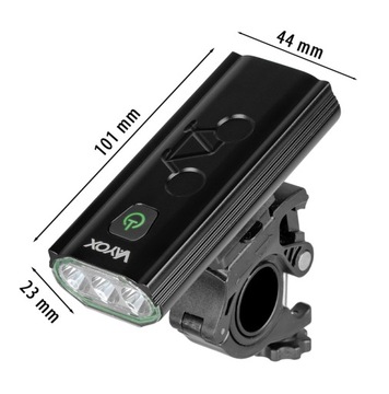 ВЕЛОСИПЕДНАЯ ЛАМПА ПЕРЕДНЯЯ 3 СВЕТОДИОДНЫХ МОЩНЫХ ЛАМПЫ ОСВЕЩЕНИЕ PRO ВЕЛОСИПЕД USB-C VAYOX