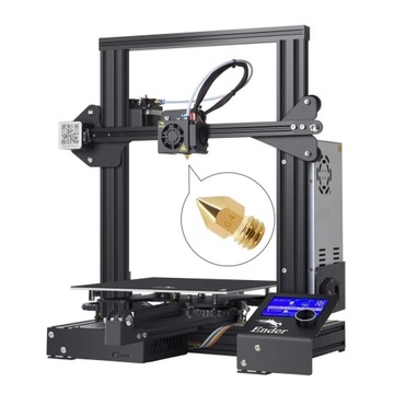 5x СОПЛА 0,4 мм CREALITY ENDER 3 MK8 M6 3D-ПРИНТЕРЫ
