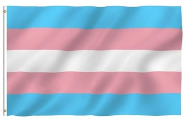 Flaga LGBT TRANS TRANSEXUAL PRIDE DUŻA 150X90