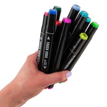 МАРКЕРЫ АЛКОГОЛЬНЫЕ, МАРКЕРЫ ДВУХСТОРОННИЕ, КРУГ, 120 шт.