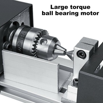 Мини-токарный станок с бусинами, деревообрабатывающий станок своими руками, черный