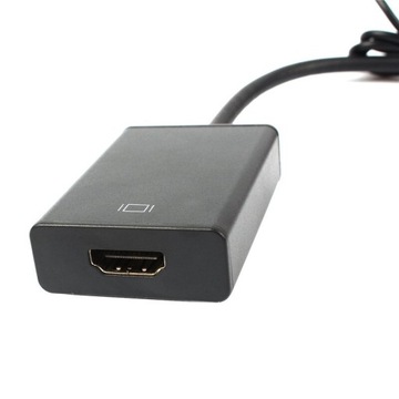 КАБЕЛЬ-АДАПТЕР VGA-HDMI АУДИОКАБЕЛЬ FULL HD D-SUB + DSUB
