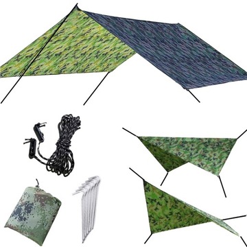 NAMIOT PŁACHTA TARP ZADASZENIE PLANDEKA WOJSKOWA BREZENT MASKOWANIE CIEŃ