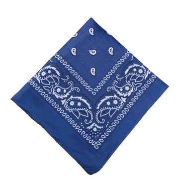 BANDAMKA BANDANA CHUSTKA CHUSTA BANDAMA NIEBIESKA
