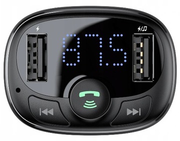 Transmiter samochodowy bluetooth FM MP3 USB BASEUS