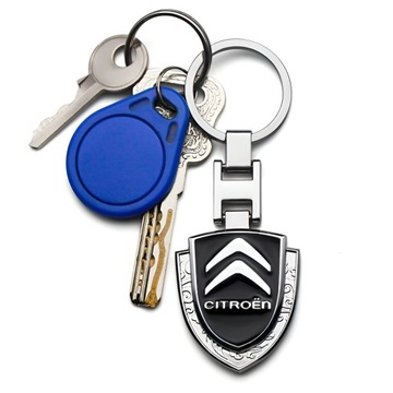 БРЕЛОК ДЛЯ АВТОМОБИЛЬНЫХ КЛЮЧЕЙ CITROEN МЕТАЛЛИЧЕСКИЙ КУЛОН