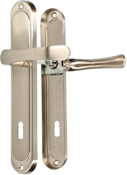 KLAMKA DRZWIOWA 90MM DŁUGI SZYLD DO DRZWI NA KLUCZ