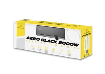 KURTYNA POWIETRZNA energooszczędny grzejnik elektryczny PILOT TIMER 2000W