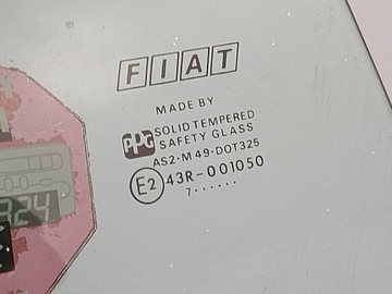 SKLO (OKNO) DVEŘE LEVÝ PŘEDNÍ FIAT BARCHETTA (183_) CABRIO