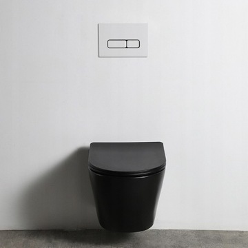 ПОДВЕСНОЙ УНИТАЗ ПОДВЕСНОЙ УНИТАЗ PRIMO ЧЕРНЫЙ КОВРИК