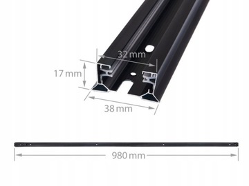 Комплект из 3 ламп SPOT REFLECTOR GU10 для рельса 1f АВТОБУС 1м