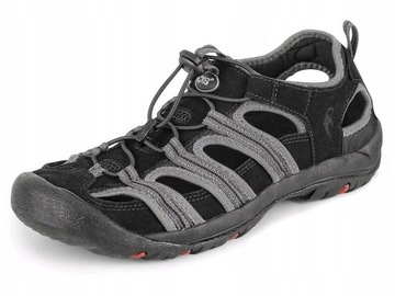 BUTY ROBOCZE SANDAŁY TREKKINGOWE SPORTOWE ODDYCHAJĄCE MĘSKIE SKÓRA