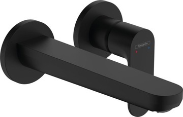 BATERIA UMYWALKOWA PODTYNKOWA CZARNY MAT HANSGROHE REBRIS S