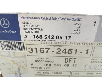 SENZOR ÚROVNI PALIVA MERCEDES-BENZ TŘÍDA A 140