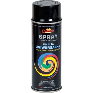 Farba RAL 9005 czarny połysk 400 ml
