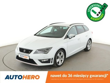 Seat Leon III ST 2.0 TDI CR 150KM 2015 Seat Leon GRATIS! Pakiet Serwisowy o wartości