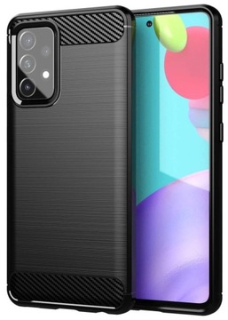 ETUI CARBON DO SAMSUNG GALAXY A52 / A52 5G +SZKŁO