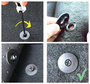 Набор из 4 стопоров для автомобильных ковриков