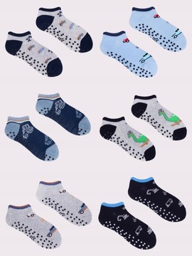 ДЕТСКИЕ НОСКИ, ПРОТИВОСКОЛЬЗЯЩИЕ ABS YO FEET, 6 пар CARS 27-30 104 110
