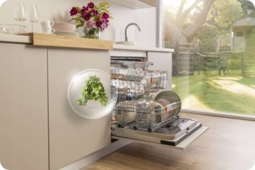 Полный комплект GORENJE RETRO бежево-кремовый встраиваемый с посудомоечной машиной