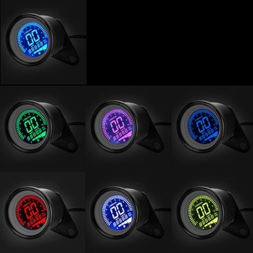 УНИВЕРСАЛЬНЫЙ ЦИФРОВОЙ МОТОЦИКЛЬНЫЙ СЧЕТЧИК QUAD LCD