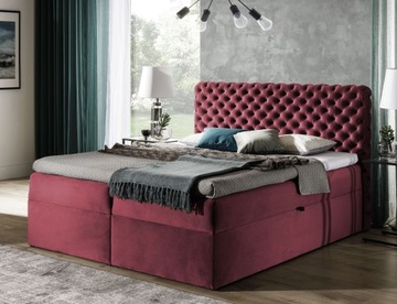 Łóżko Kontynentalne CHESTERFIELD 140x200