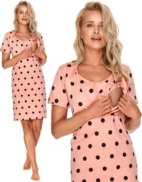 BAWEŁNIANA KOSZULA DO KARMIENIA TARO LINDA [XL]
