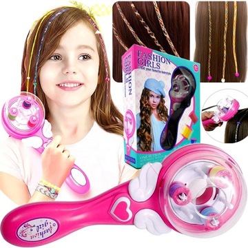 Машина для плетения кос для волос, набор машин для плетения косичек с резинками