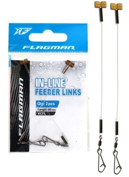 FLAGMAN FEEDER LINK FLUPROCARBON 8 cm 2 sztuki KCFL80