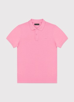 Zestaw 3 t-shirtów polo różowy, fioletowy i morski PAKO LORENTE XXL