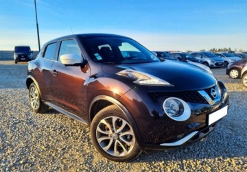 Nissan Juke I SUV Facelifting DIG-T 115KM 2014 Nissan Juke Lift SLICZNY 1.2 Benzyna BOGATA WERSJA Niski Przebieg ZADBANY, zdjęcie 4