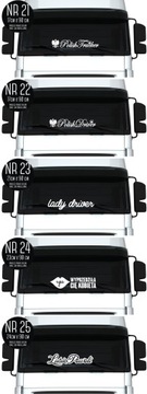 Наклейка для обтекателя окна грузовика Tira * УЗОРЫ * ЦВЕТА * 90 см * XL