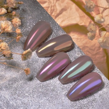 6 X ПАЛИТРА PEARL NAIL POWDER MERMAID EFFECT EFFECT