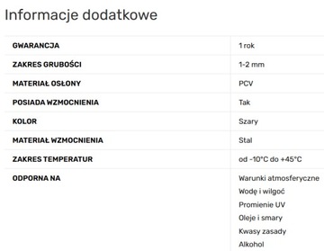 Osłona krawędzi PVC 1-2mm '504' METR BIEŻĄCY