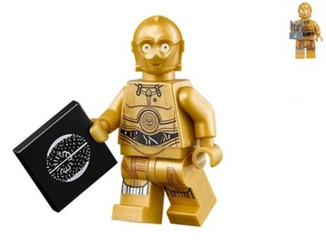 LEGO STAR WARS - C-3PO + lornetka + plany Gwiazdy Śmierci ! 75136 sw0700
