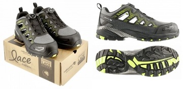 REWELACYJNE SUPER WYGODNE LEKKIE SANDAŁY BUTY ROBOCZE LACE SYSTEM PAGLAU 44