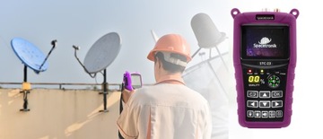 Комбинированный измеритель сигнала Spacetronik STC-23 DVB-S/C/T