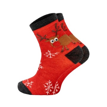 Рождественские носки 5 пар НАБОР ПОДАРОЧНОЕ УКРАШЕНИЕ ЦВЕТНОЕ