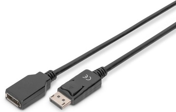 Удлинительный кабель Digitus 1.2 M/F DisplayPort, 2 м